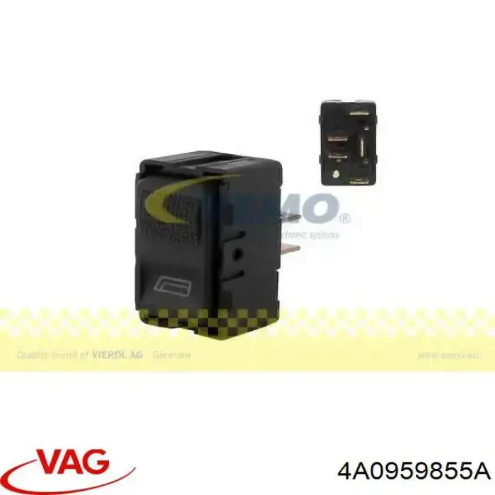 Botón de encendido del motor del elevalunas delantero izquierdo VAG 4A0959855A precio, desde 8,15 EUR
