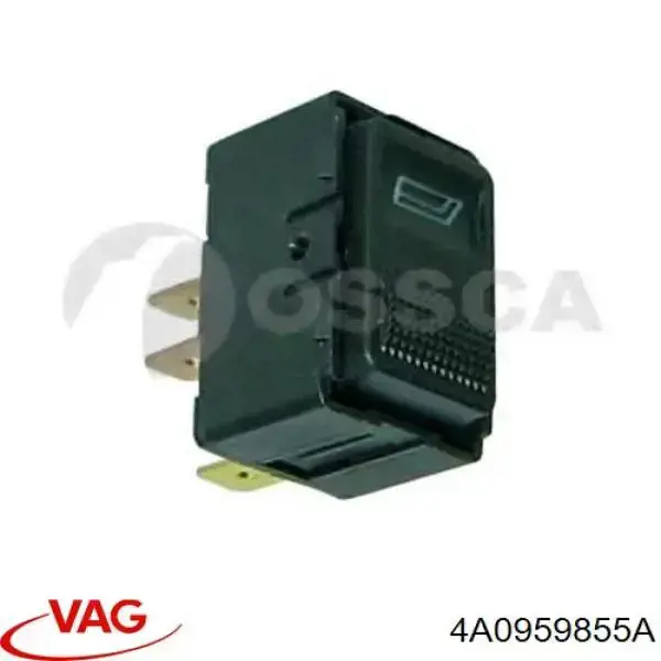 4A0959855A VAG botón de encendido, motor eléctrico, elevalunas, puerta delantera izquierda