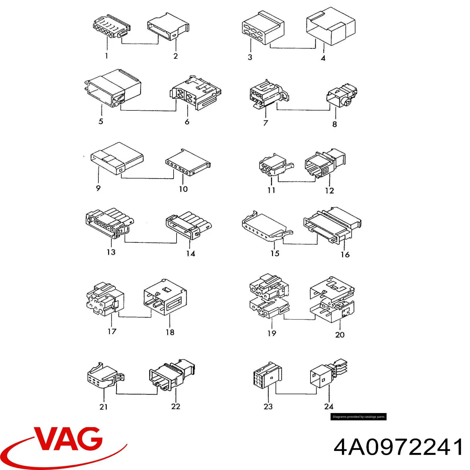  VAG 4A0972241 precio, desde 15,88 EUR