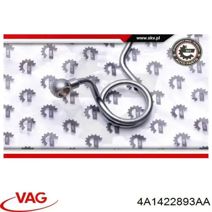 Manguera de alta presión de la dirección asistida desde la bomba hasta la cremallera VAG 4A1422893AA precio, desde 78,75 EUR