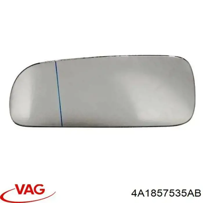 Comprar 4A1857535AB VAG Cristal de espejo retrovisor exterior izquierdo