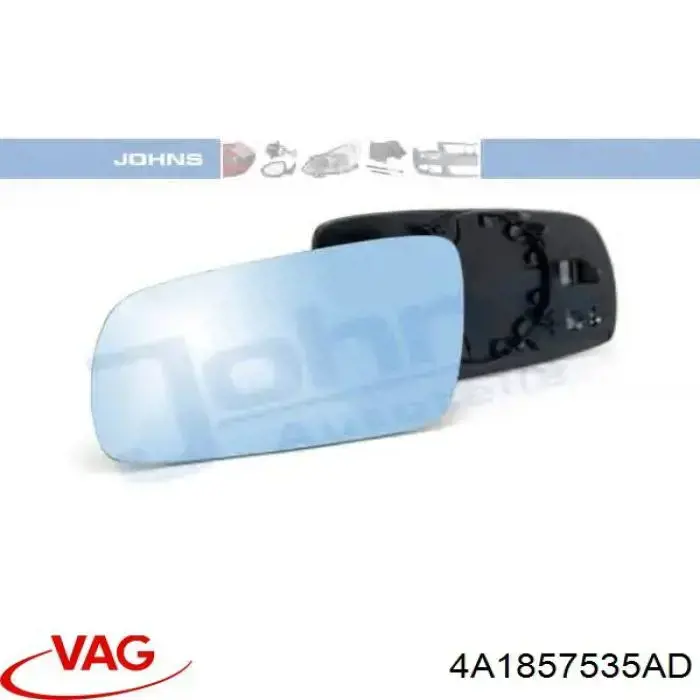 Comprar 4A1857535AD VAG Cristal de espejo retrovisor exterior izquierdo