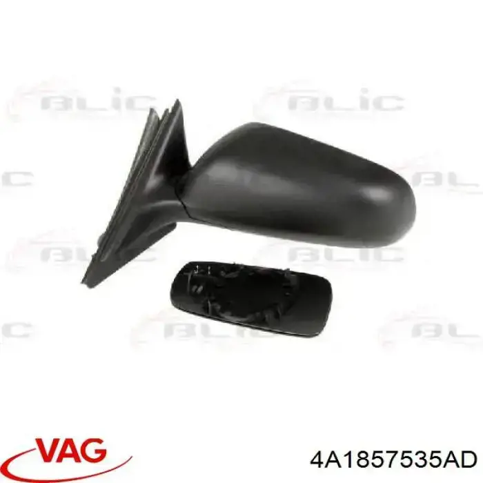 Cristal de espejo retrovisor exterior izquierdo VAG 4A1857535AD precio, desde 14,76 EUR
