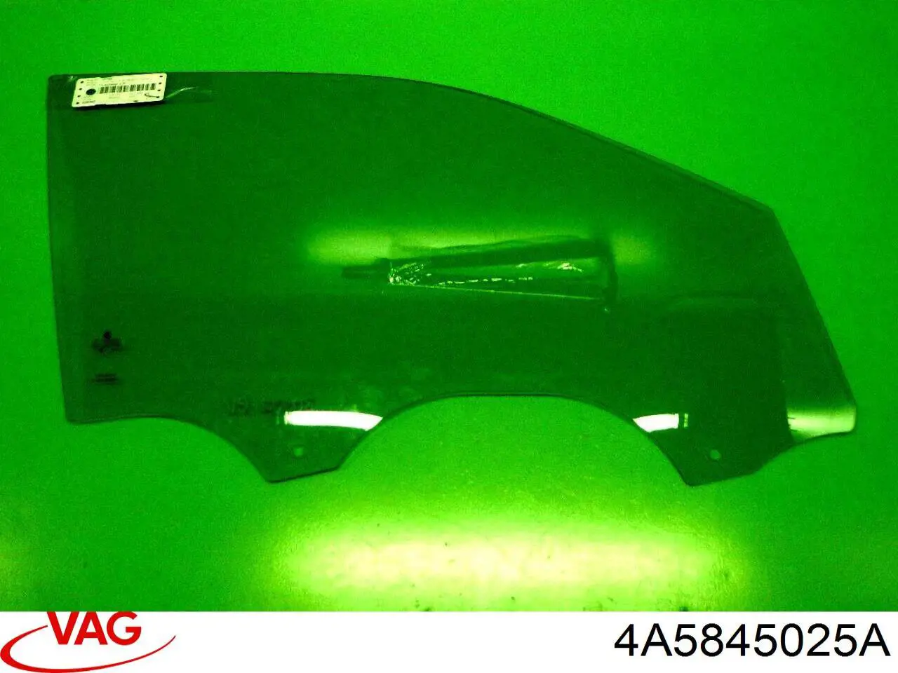 4A5845025A VAG Cristal de puerta trasera izquierda