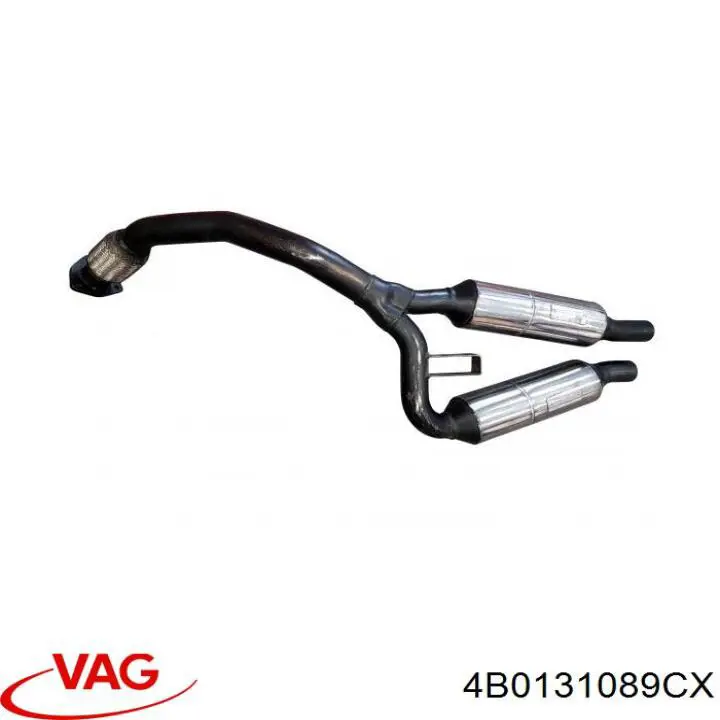 Silenciador, sección delantera VAG 4B0131089CX precio, desde 3016,14 EUR