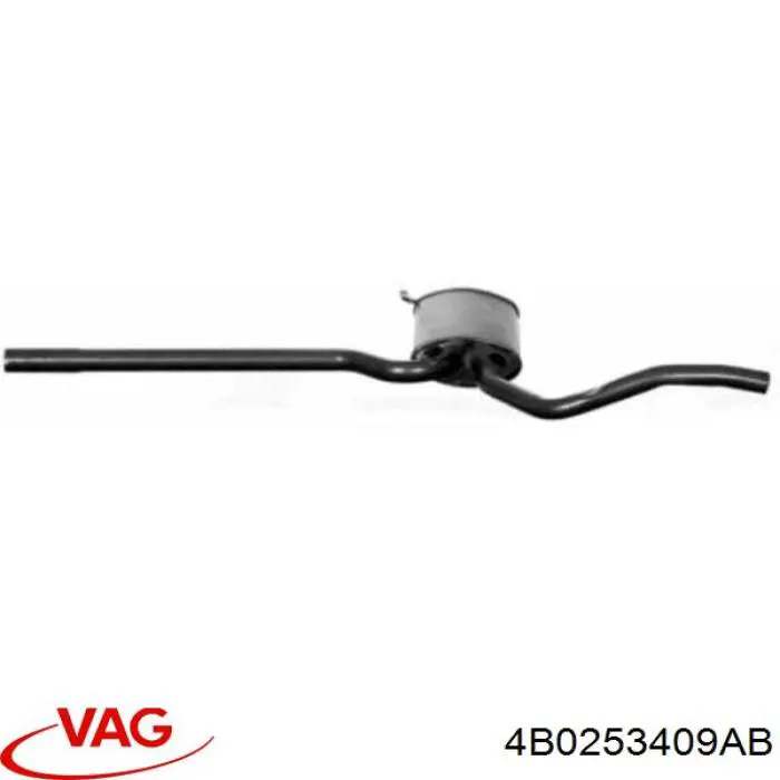 Silenciador central VAG 4B0253409AB precio, desde 520,10 EUR