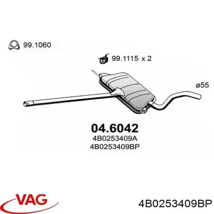 4B0253409BP VAG