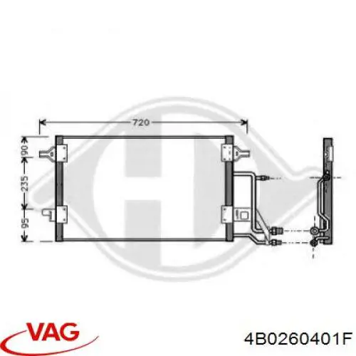 Condensador VAG 4B0260401F