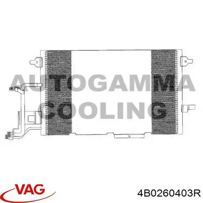 Aire acondicionado capacitor VAG 4B0260403R precio, desde 84,06 EUR