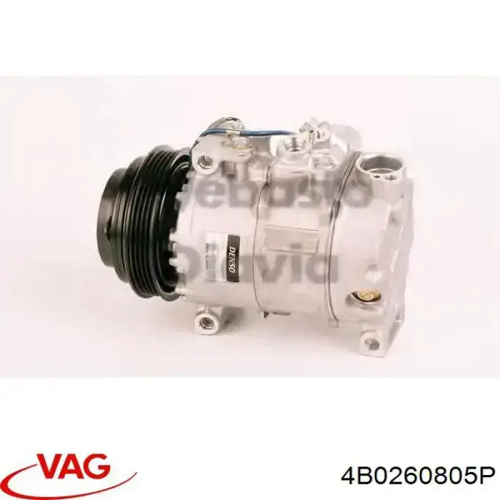 Compresor de aire acondicionado 4B0260805P VAG