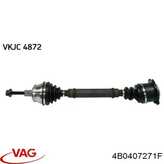 Comprar 4B0407271F VAG Semieje delantero izquierdo