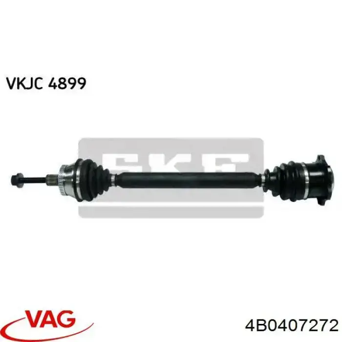 Semieje delantero derecho VAG 4B0407272 precio, desde 81,31 EUR