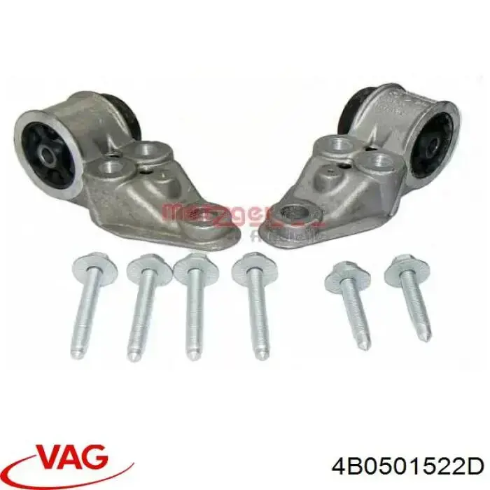 Soporte de viga trasera 4B0501522D VAG