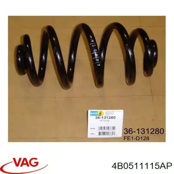 Muelle de suspensión trasero VAG 4B0511115AP precio, desde 37,66 EUR