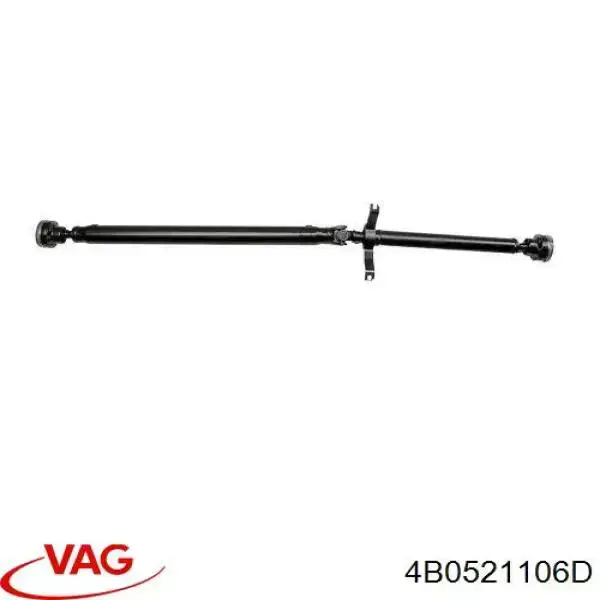 4B0521106D VAG Árbol cardán trasero completo