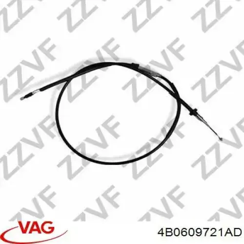 Cable de freno de mano trasero derecho/izquierdo 4B0609721AD VAG