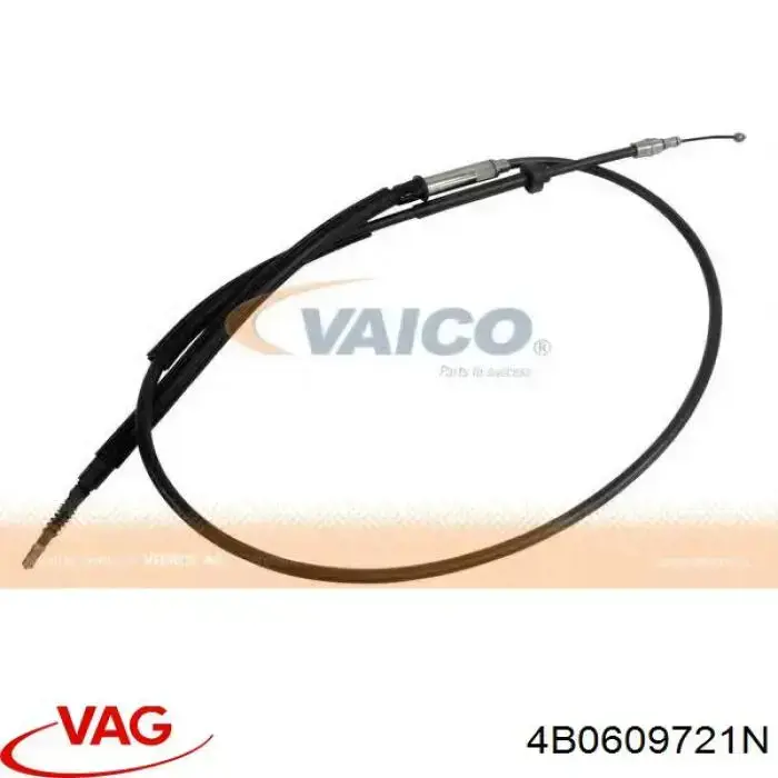 4B0609721N VAG cable de freno de mano trasero derecho/izquierdo