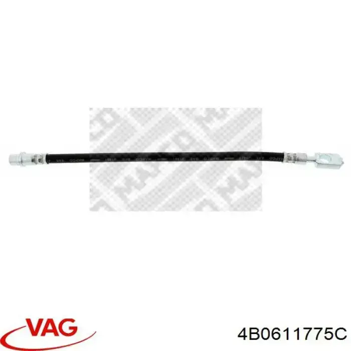 Latiguillo de freno trasero 4B0611775C VAG