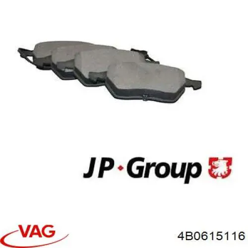 Pastillas de freno delanteras Audi A6 4F2