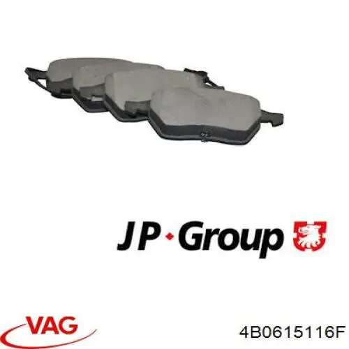 Pastillas de freno delanteras Audi A6 4F2