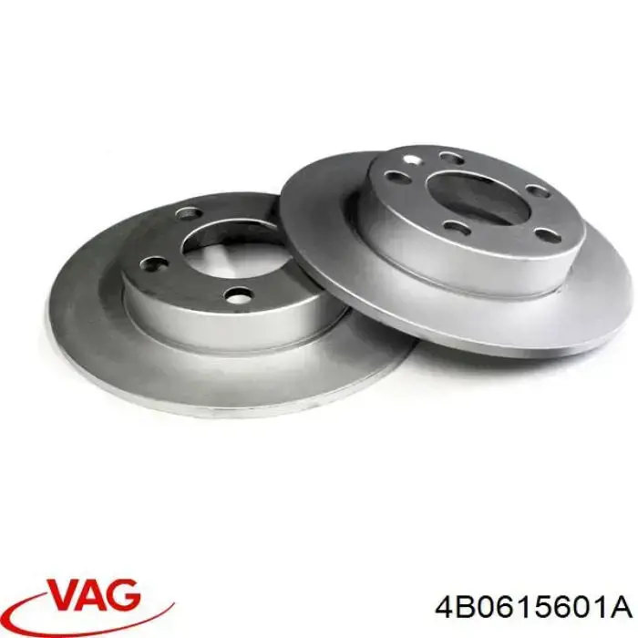 Disco de freno trasero 4B0615601A VAG