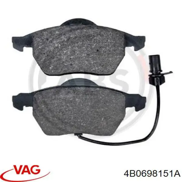 Pastillas de freno delanteras Audi A6 4F2