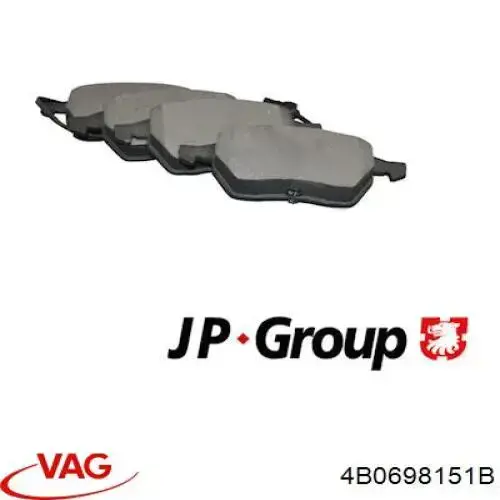 Pastillas de freno delanteras Audi A6 4F2