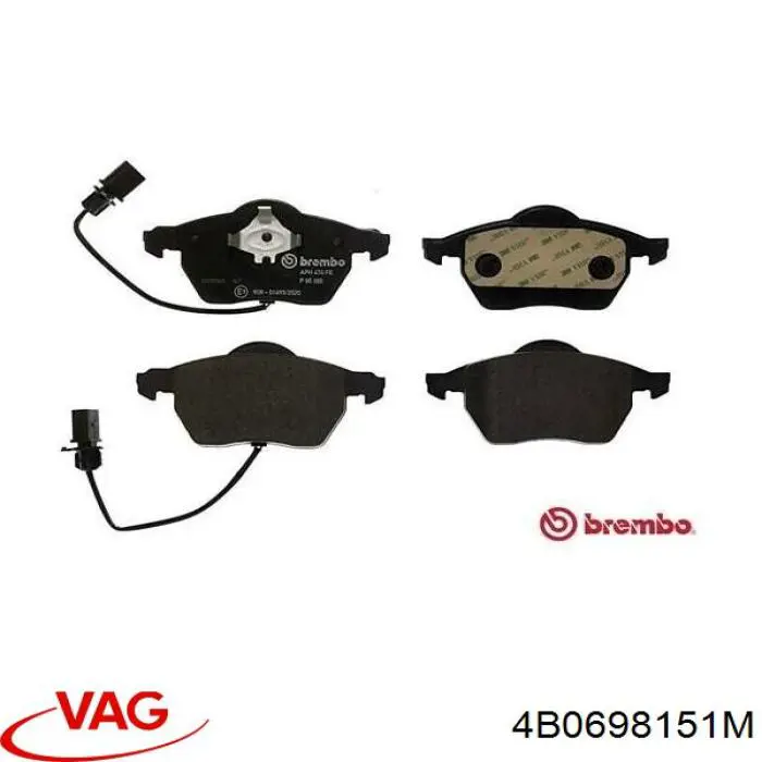 Pastillas de freno delanteras Audi A6 4F2