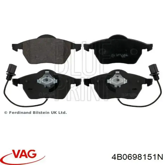 Pastillas de freno delanteras Audi A6 4F2