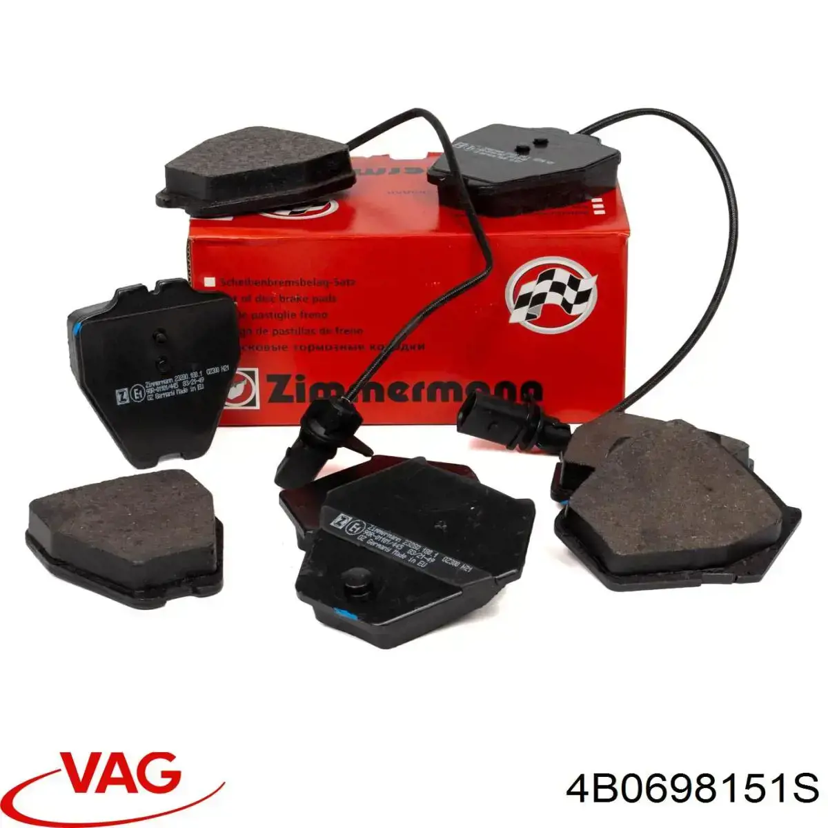 Pastillas de freno 4B0698151S VAG