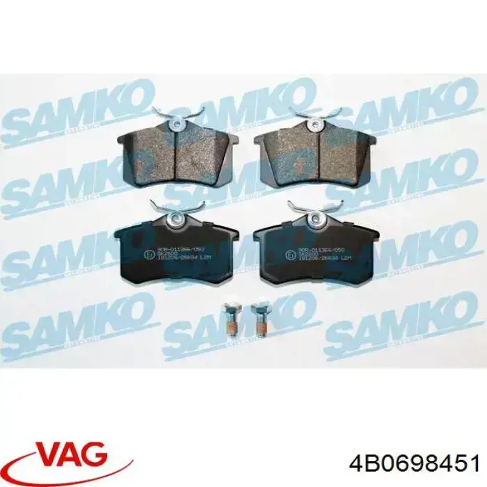 Pastillas traseras VAG 4B0698451