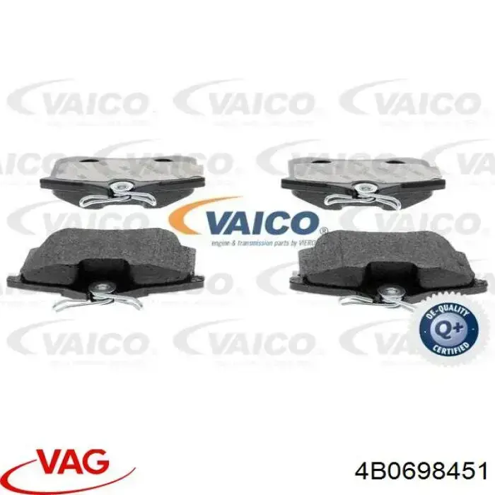 Pastillas traseras de freno VAG 4B0698451 precio, desde 16,32 EUR