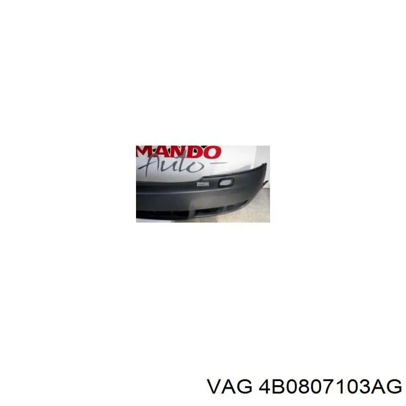 Paragolpes 4B0807103AG VAG