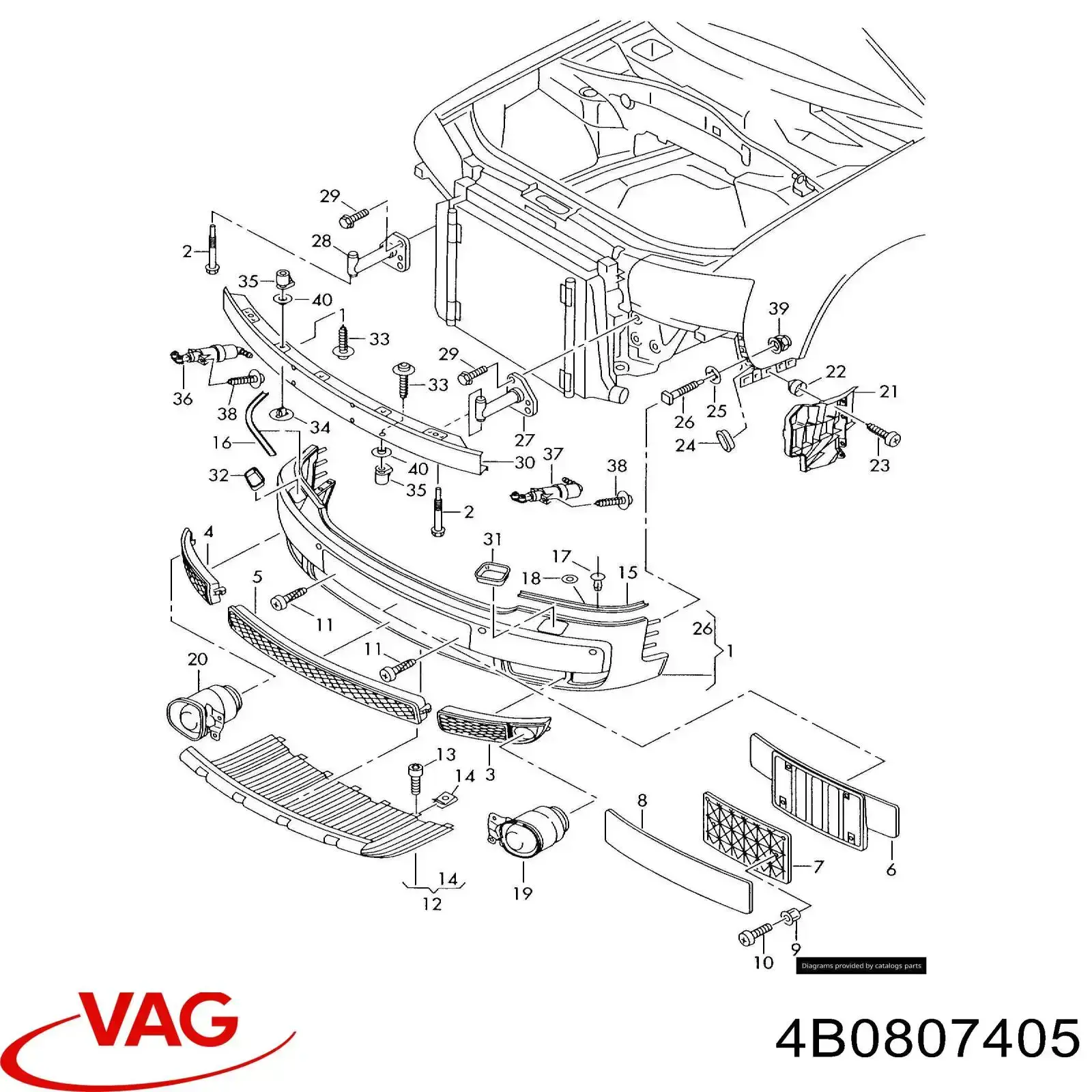  VAG 4B0807405 precio, desde 13,43 EUR
