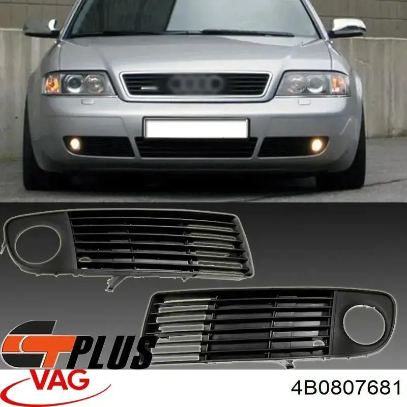 Tapa de rejilla de faro antiniebla delantero izquierdo VAG 4B0807681 precio, desde 11,75 EUR