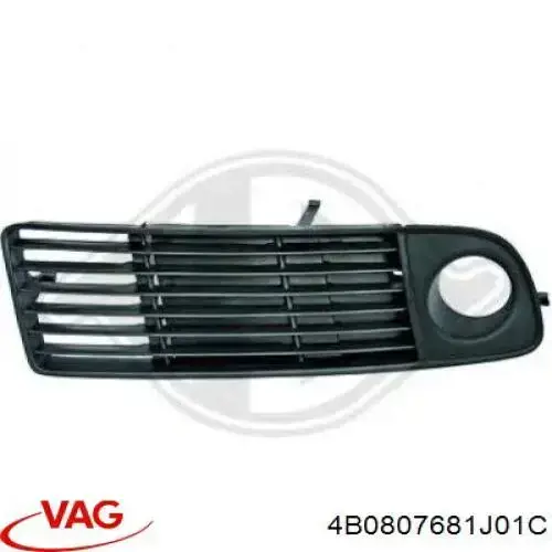 Rejilla de ventilación, parachoques para Audi A6 (4B, C5)