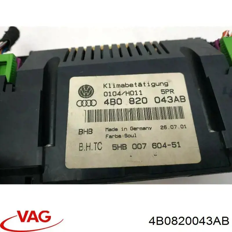 Módulo de modos de calefacción/aire acondicionado VAG 4B0820043AP5PR precio, desde 257,00 EUR