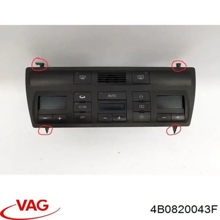 Comprar 4B0820043F VAG Unidad de control aire acondicionado