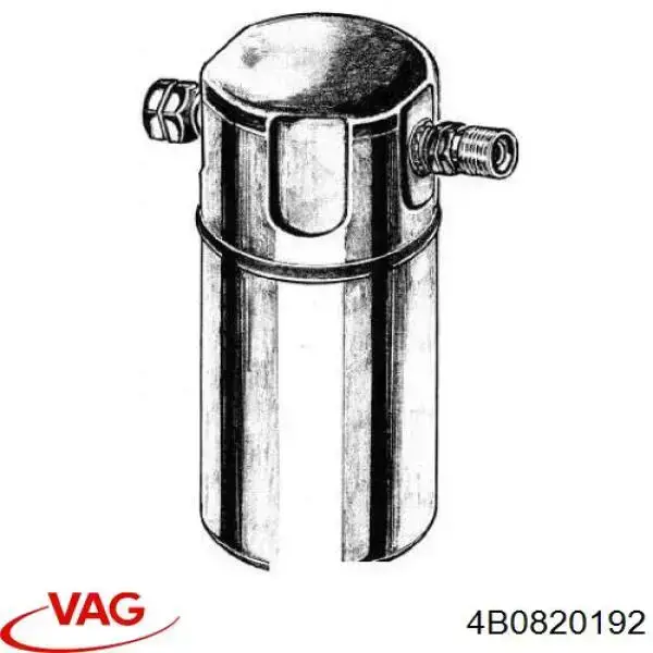 4B0820192 VAG Filtro deshidratante aire acondicionado