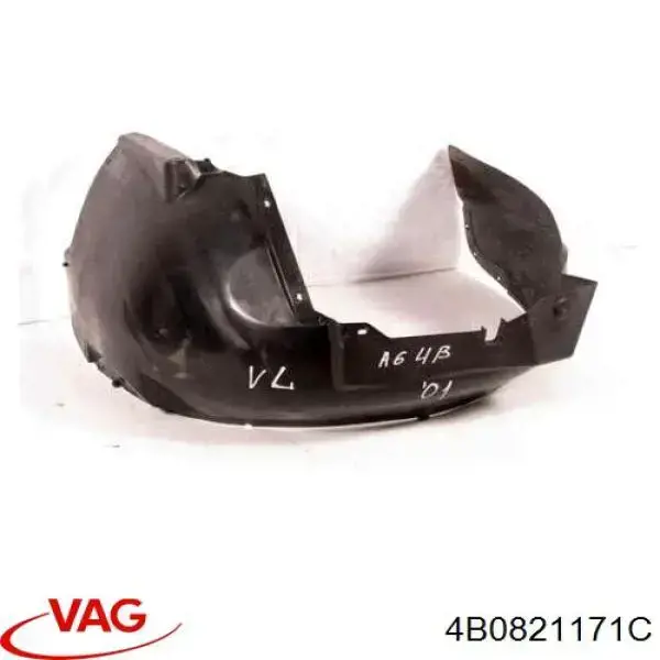 4B0821171C VAG Guardalodos interior izquierdo, guardafango delantero