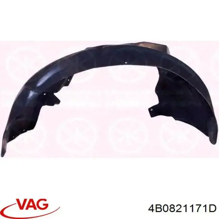 Guardalodos interior izquierdo, guardafango delantero VAG 4B0821171D precio, desde 29,98 EUR