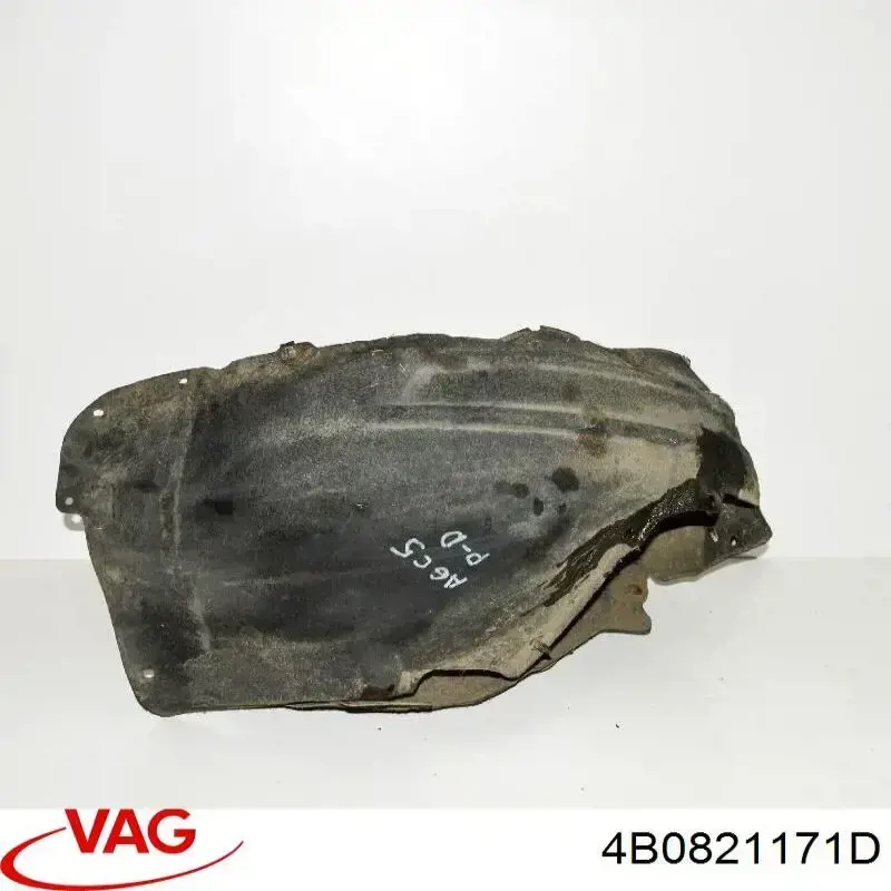 Comprar 4B0821171D VAG Guardalodos interior izquierdo, guardafango delantero