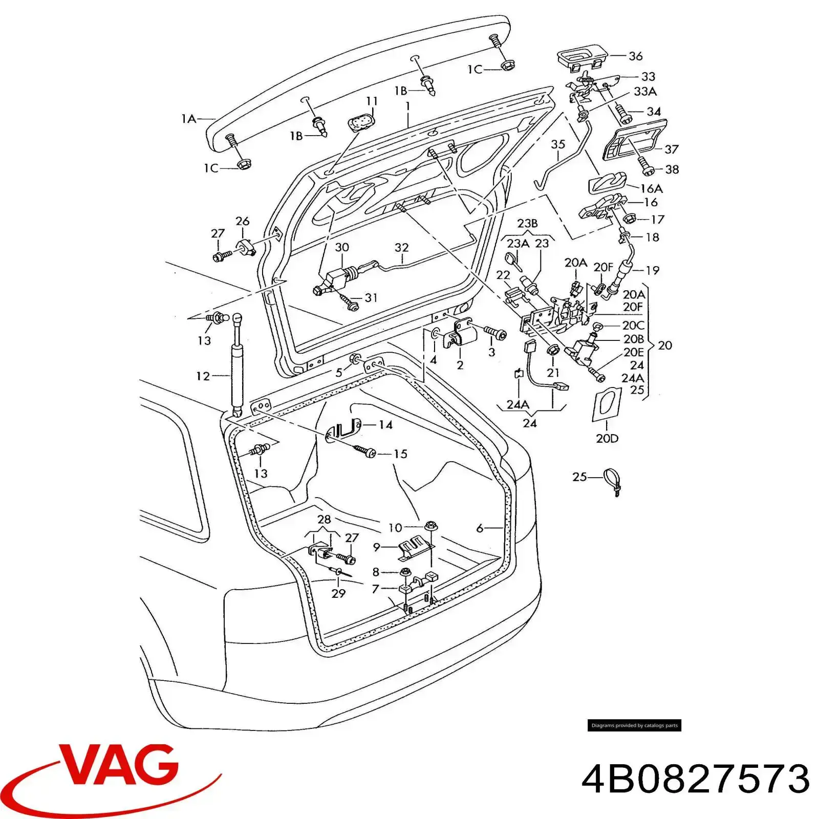  VAG 4B0827573 precio, desde 202,22 EUR
