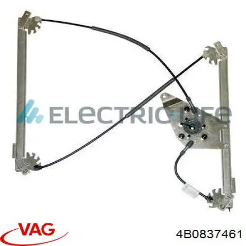 Mecanismo de elevalunas, puerta delantera izquierda 4B0837461 VAG