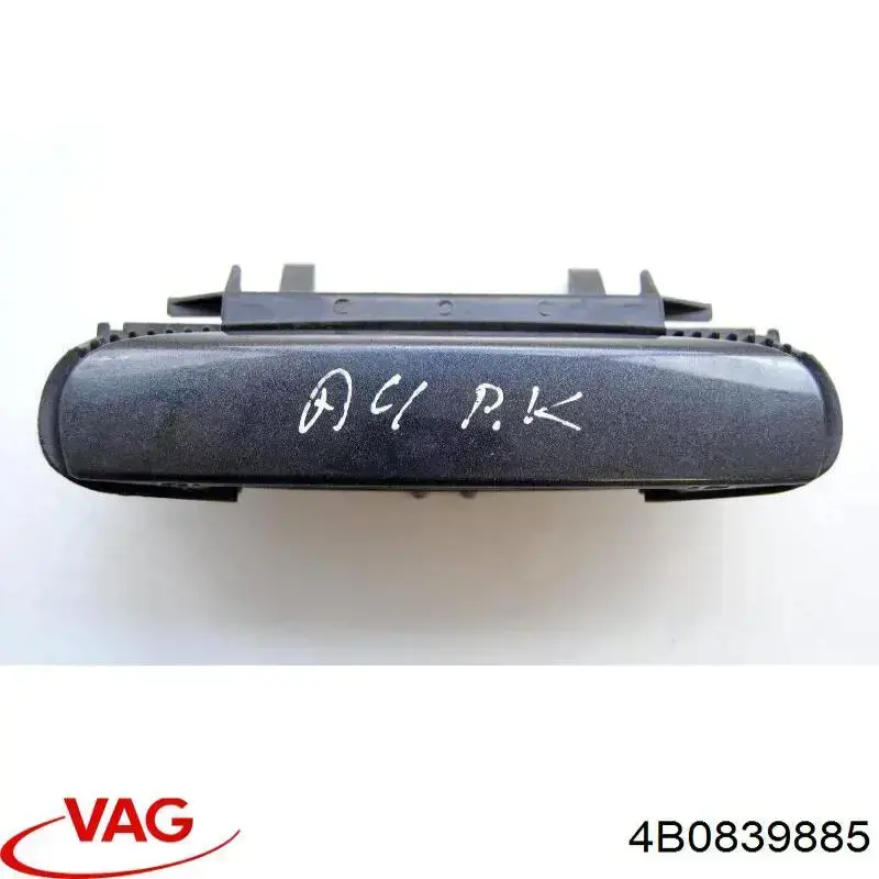 Soporte de manija exterior de puerta derecha VAG 4B0839885 precio, desde 23,23 EUR