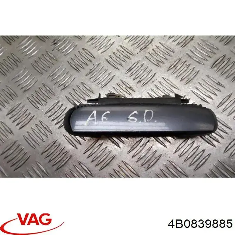 Soporte de manija exterior de puerta derecha 4B0839885 VAG