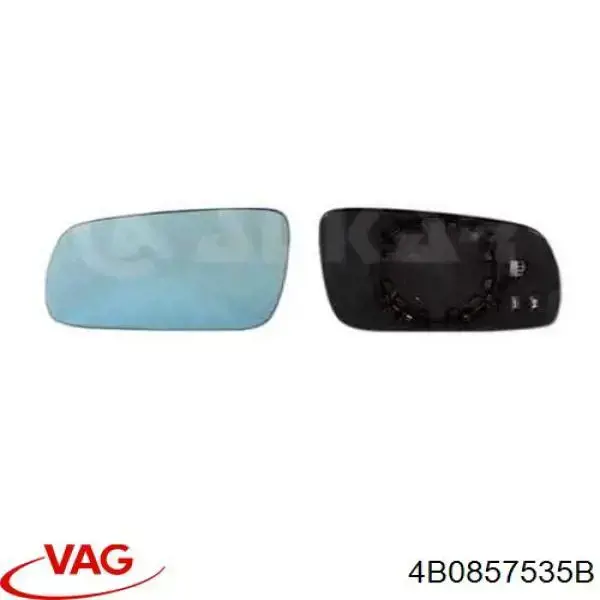Cristal de espejo retrovisor exterior izquierdo VAG 4B0857535B precio, desde 13,68 EUR