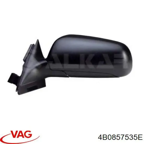 4B0857535E VAG Cristal de espejo retrovisor exterior izquierdo