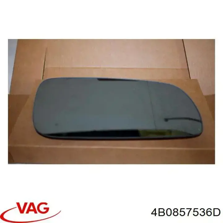 Cristal de espejo retrovisor derecho VAG 4B0857536D precio, desde  