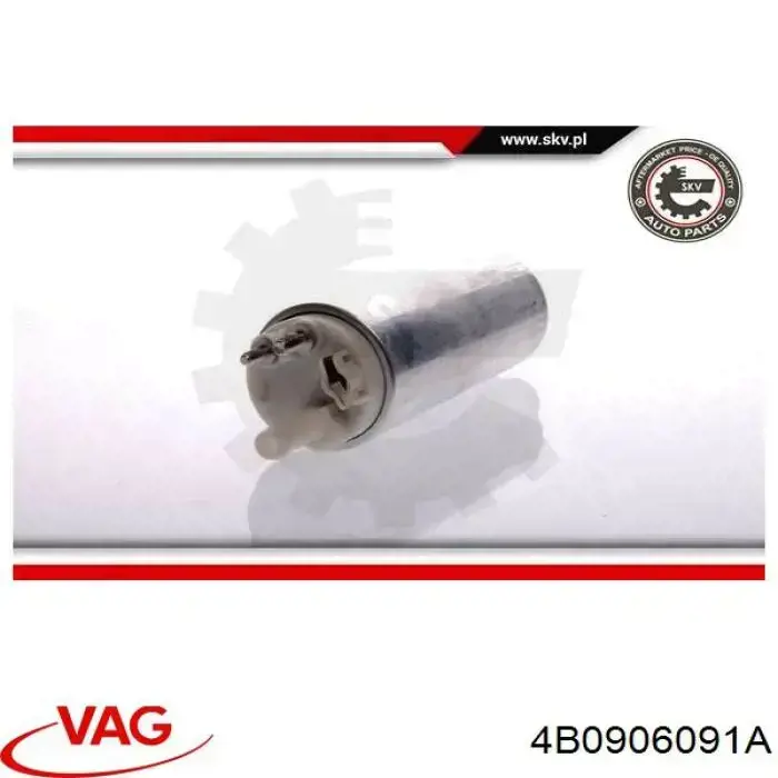 Elemento de turbina de la bomba de combustible 4B0906091A VAG